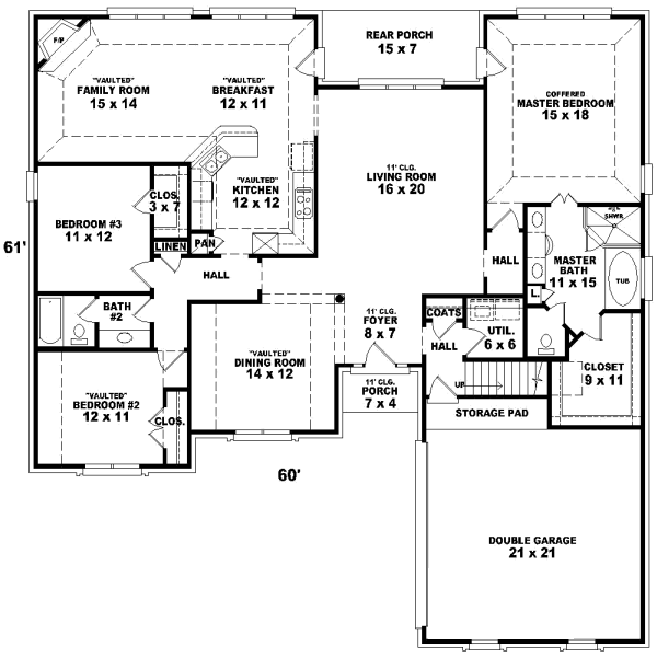 Main Floor Plan: 6-1017
