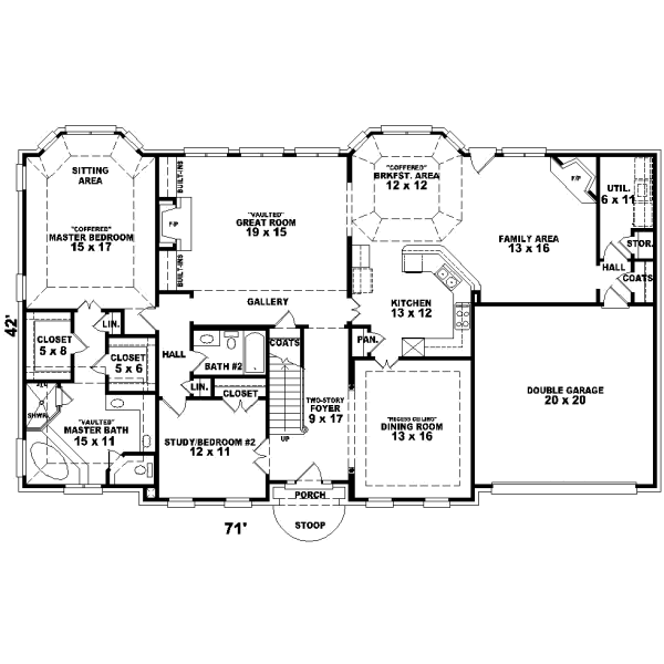 Main Floor Plan: 6-1023