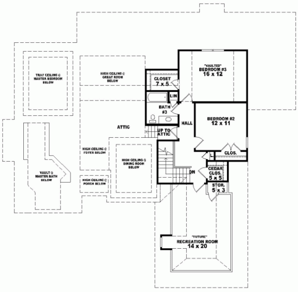 Upper/Second Floor Plan:6-1028