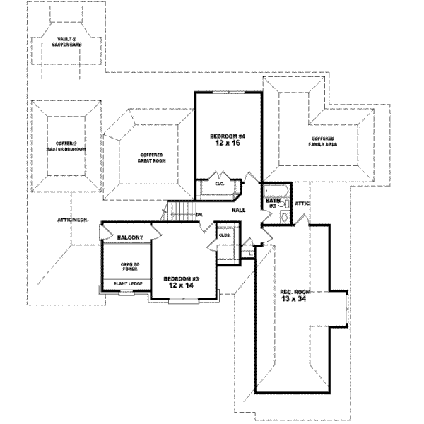Upper/Second Floor Plan: 6-1030
