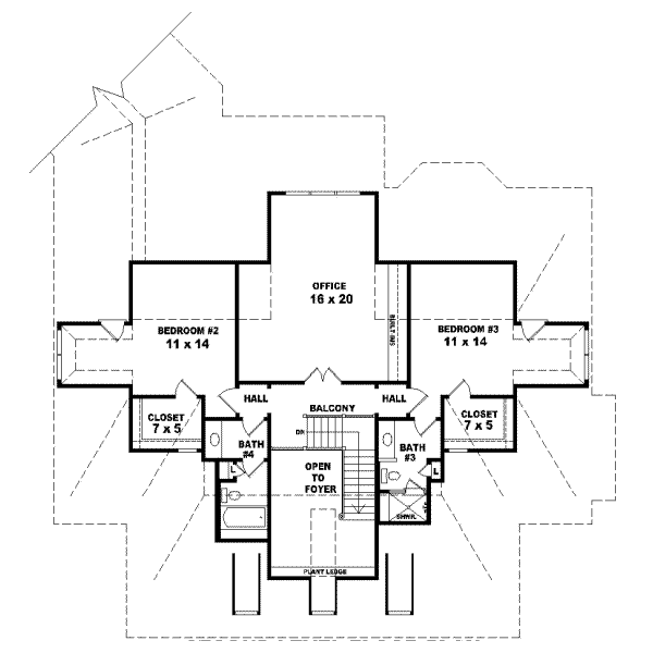 Upper/Second Floor Plan:6-1039