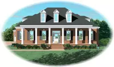 Southern house plans 6-1040 - front exterior, 3,240 sq ft, 3 bed, 4 bath house plans | Monster House Plans