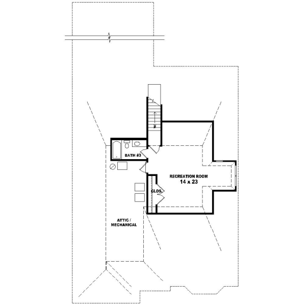 Upper/Second Floor Plan:6-1056