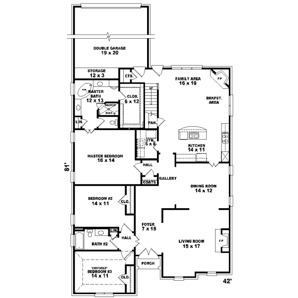 Main Floor Plan: 6-1057