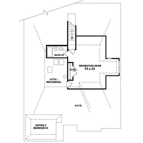 Upper/Second Floor Plan:6-1057