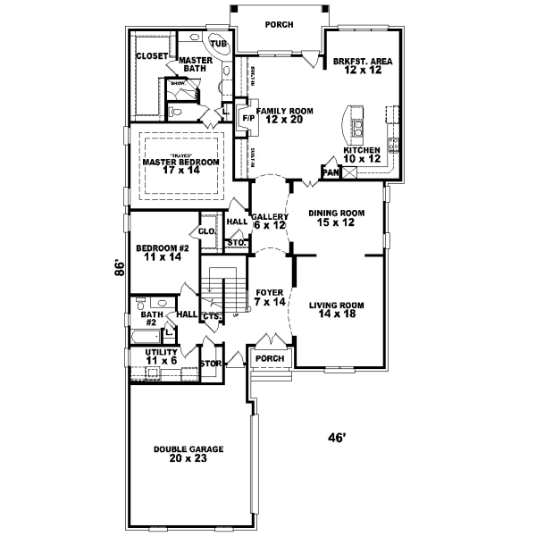 Main Floor Plan: 6-1070