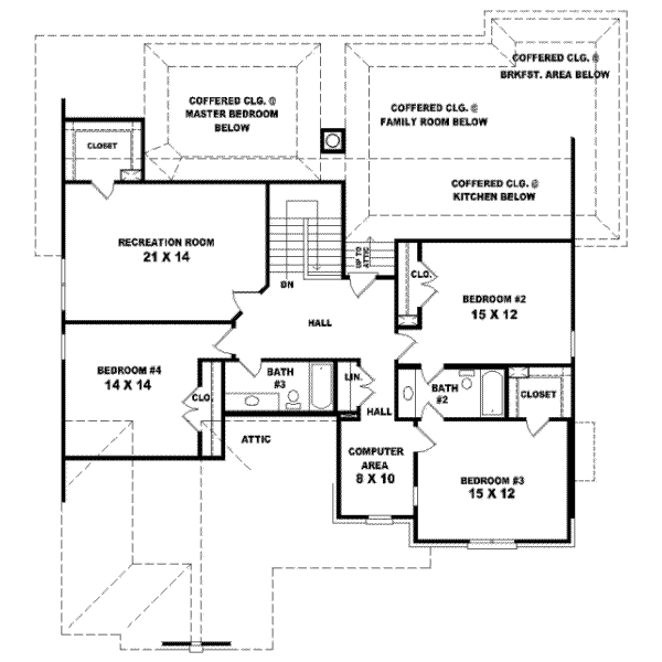 Upper/Second Floor Plan:6-1072