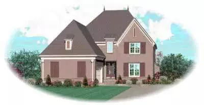 Traditional house plans 6-1075 - front exterior, 3,344 sq ft, 4 bed, 3 bath house plans | Monster House Plans