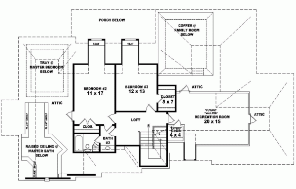 Upper/Second Floor Plan:6-1082