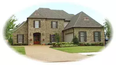 European house plans 6-1084 - front exterior, 3,539 sq ft, 4 bed, 3 bath house plans | Monster House Plans