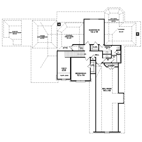Upper/Second Floor Plan:6-1088
