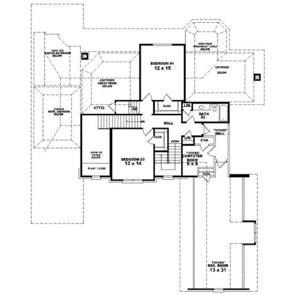 Upper/Second Floor Plan:6-1089
