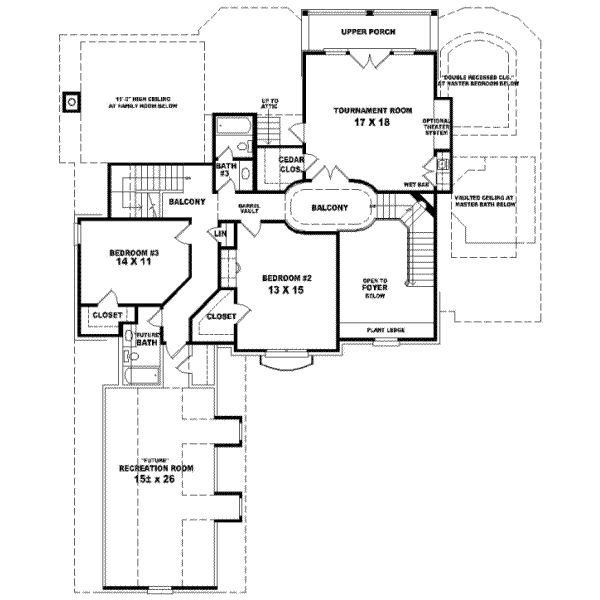 Upper/Second Floor Plan:6-1094