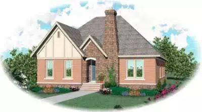 English Country house plans 6-1111 - front exterior, 2,969 sq ft, 3 bed, 2 bath house plans | Monster House Plans