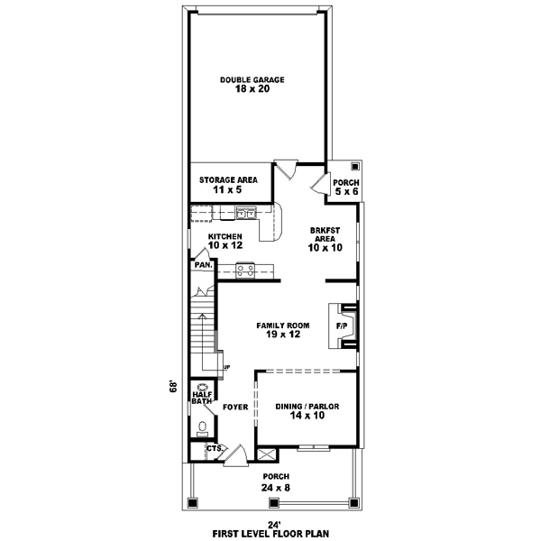 Main Floor Plan: 6-112