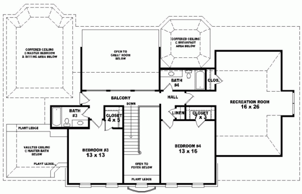 Upper/Second Floor Plan:6-1120