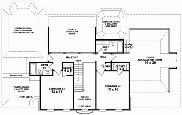 Upper/Second Floor Plan:6-1123