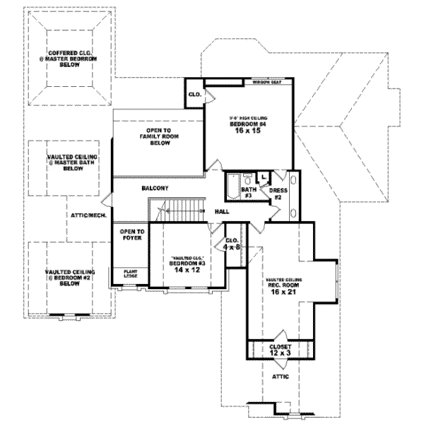 Upper/Second Floor Plan:6-1127