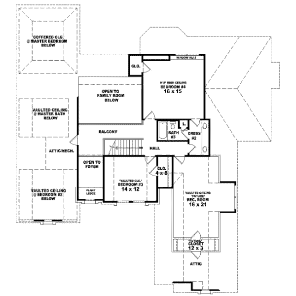 Upper/Second Floor Plan:6-1133