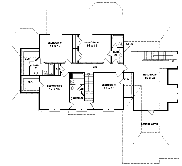 Upper/Second Floor Plan:6-1146