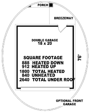 Southern Style Floor Plans Plan: 6-115