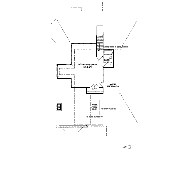 Upper/Second Floor Plan:6-1161