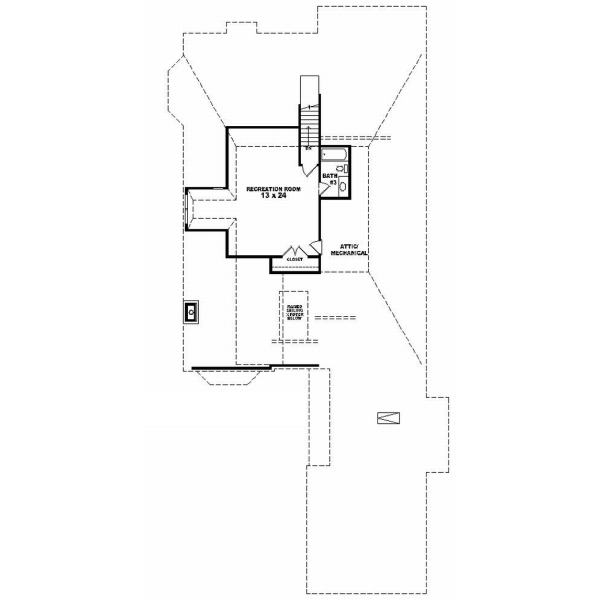 Upper/Second Floor Plan: 6-1162