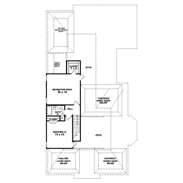 Upper/Second Floor Plan: 6-1164