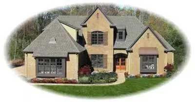 English Country house plans 6-1179 - front exterior, 4,044 sq ft, 5 bed, 4 bath house plans | Monster House Plans