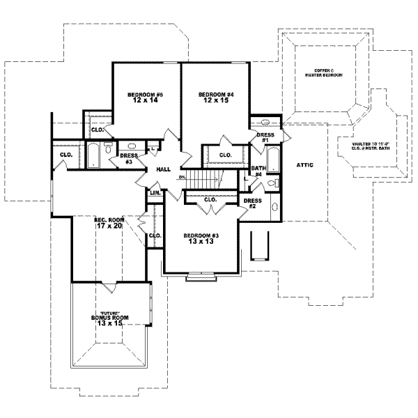 Upper/Second Floor Plan:6-1179