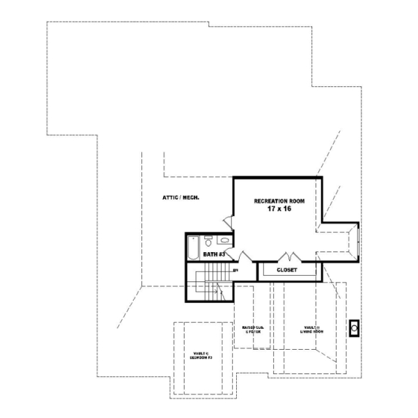 Upper/Second Floor Plan:6-1194