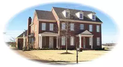 Southern Colonial house plans 6-1198 - front exterior, 3,448 sq ft, 3 bed, 3 bath house plans | Monster House Plans