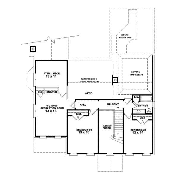 Upper/Second Floor Plan:6-1198