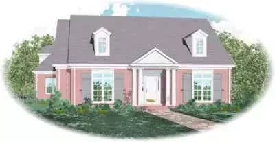 Southern house plans 6-1205 - front exterior, 3,236 sq ft, 3 bed, 2 bath house plans | Monster House Plans