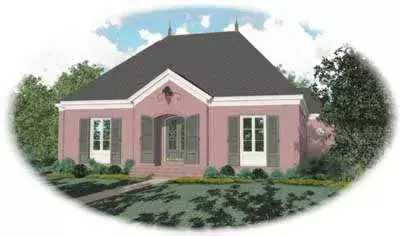 Southern house plans 6-1206 - front exterior, 2,797 sq ft, 3 bed, 2 bath house plans | Monster House Plans