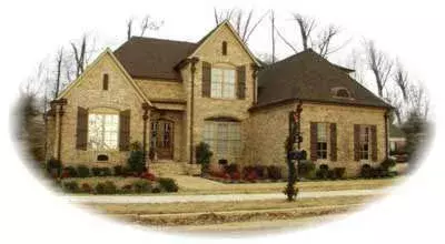 European house plans 6-1208 - front exterior, 4,018 sq ft, 4 bed, 3 bath house plans | Monster House Plans