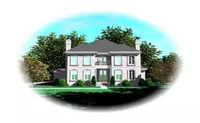European house plans 6-1210 - front exterior, 4,177 sq ft, 4 bed, 3 bath house plans | Monster House Plans