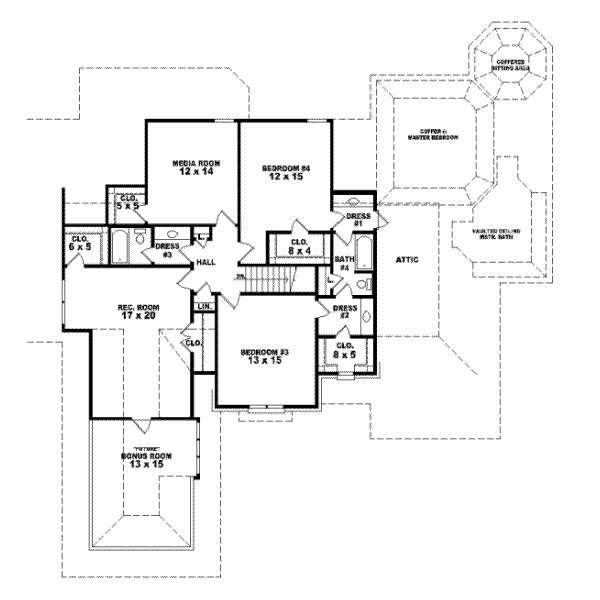 Upper/Second Floor Plan:6-1230