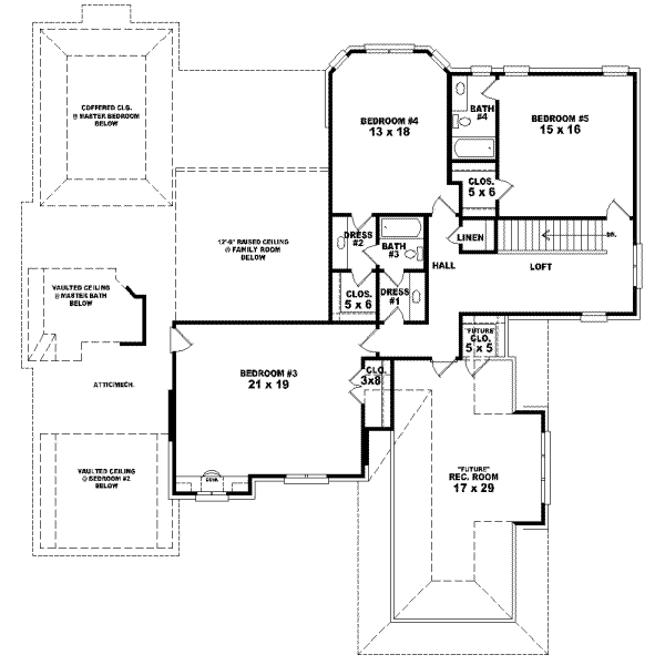 Upper/Second Floor Plan:6-1231