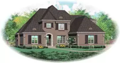 Traditional house plans 6-1233 - front exterior, 4,886 sq ft, 5 bed, 4 bath house plans | Monster House Plans