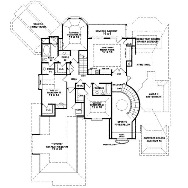 Upper/Second Floor Plan:6-1239