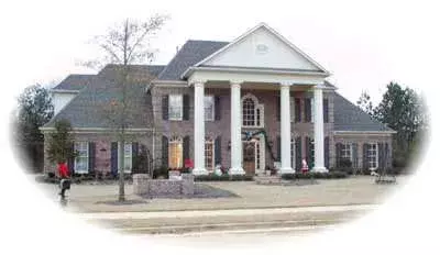 Georgian house plans 6-1246 - front exterior, 4,658 sq ft, 5 bed, 4 bath house plans | Monster House Plans