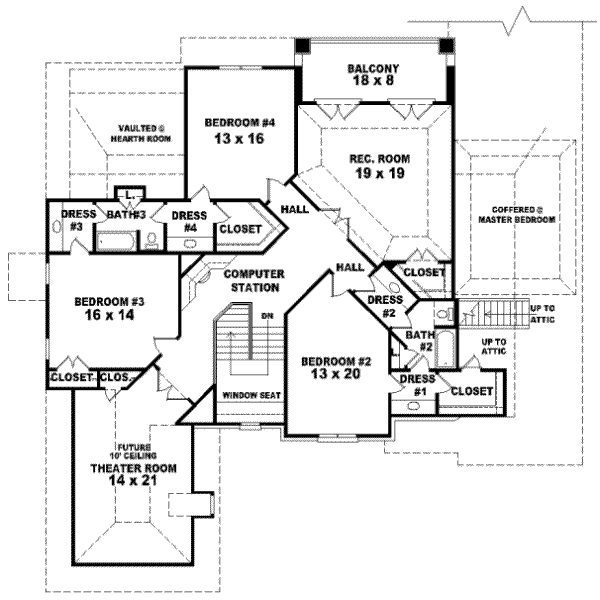 Upper/Second Floor Plan:6-1247
