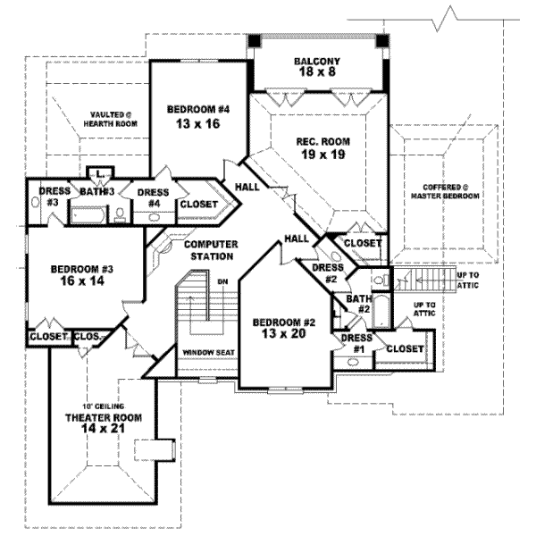 Upper/Second Floor Plan:6-1249