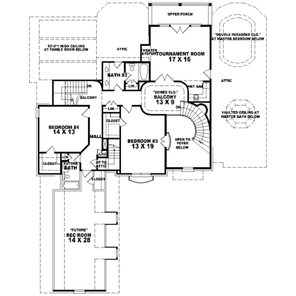 Upper/Second Floor Plan:6-1257