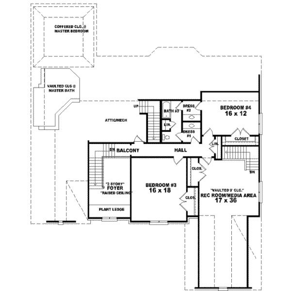 Upper/Second Floor Plan:6-1258