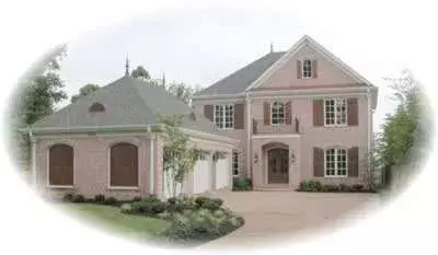 Southern house plans 6-1266 - front exterior, 4,802 sq ft, 3 bed, 4 bath house plans | Monster House Plans