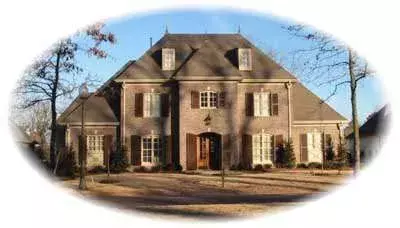 European house plans 6-1268 - front exterior, 4,401 sq ft, 4 bed, 4 bath house plans | Monster House Plans
