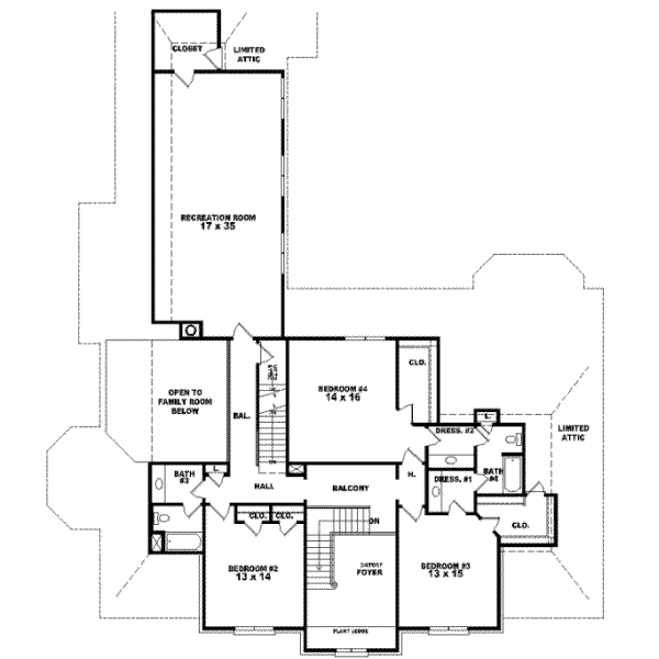 Upper/Second Floor Plan:6-1270