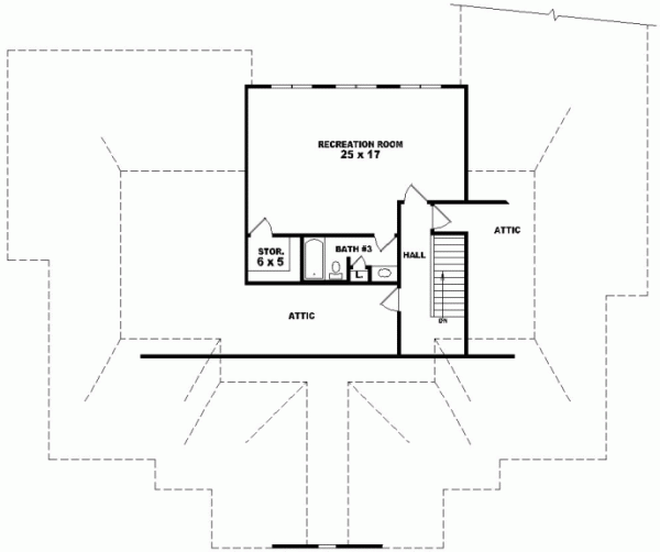 Upper/Second Floor Plan:6-1271
